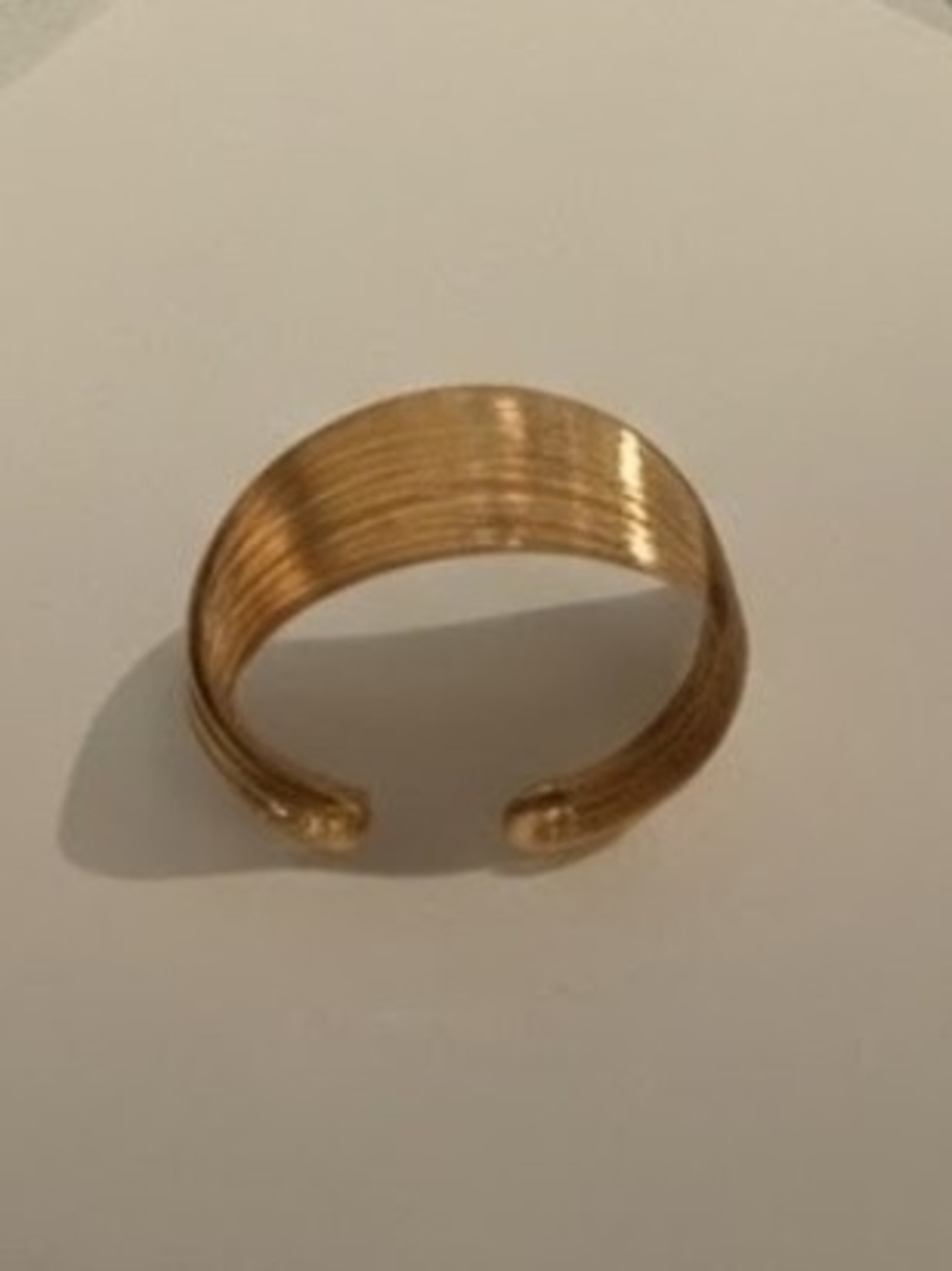Gold Multi-Strand Cuff Bracelet - Unbranded - Picture 5 of 6